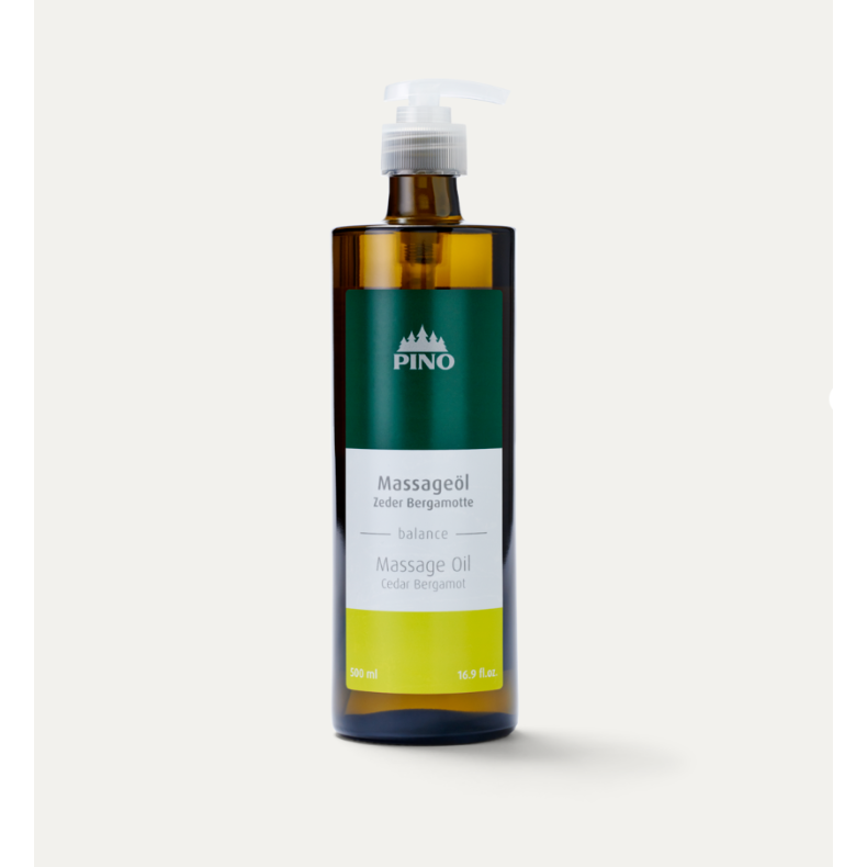 PINO Massage Olie Ceder Bergamot 500 ml.