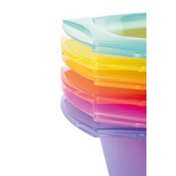 Sklest i regnbuens farver