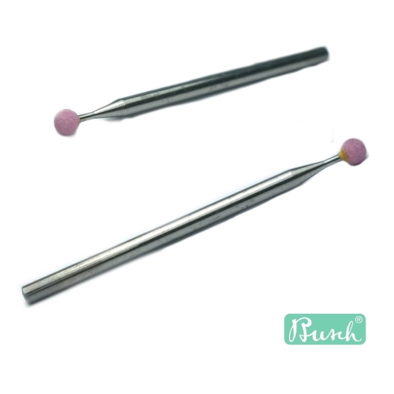 Slibesten rund lyserd