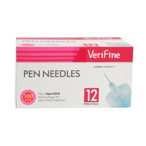 Verifine, penkanyle 29G , steril, 12 mm x 0,33 mm.