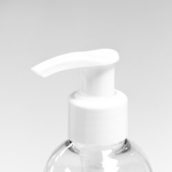 Flaske hvid rund 250 ml. / husk at v�lge l�g