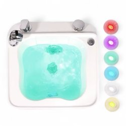 FODSPA FODBAD MED VARME OG BOBLER + LYSTERAPI