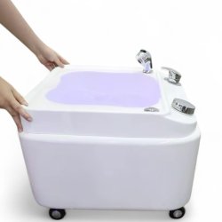 FODSPA FODBAD MED VARME OG BOBLER + LYSTERAPI