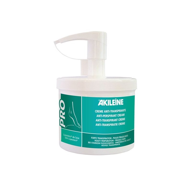 Akileine Grn Anti-perspirant Creme med dispenser 500 ml.