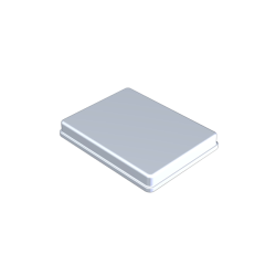 Alu sker 18X14X3,5 cm. komplet