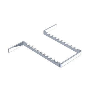 Alu indsats til aluminiumsbakke 18X14 cm.