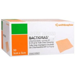 Bactigras 5X5 cm.
