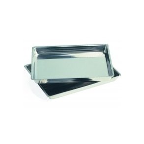 Bakke 30X20X3 cm. rustfrit stl