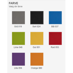 Behandlerstol, New Star, med ryg, 30-38 cm. farve sort