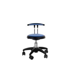 Behandlerstol, New Star, med ryg, 30-38 cm. farve sort