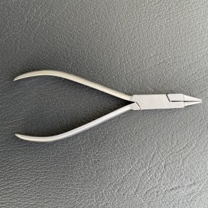 Combitang flad/rund lang nb rustfrit, 14 cm.