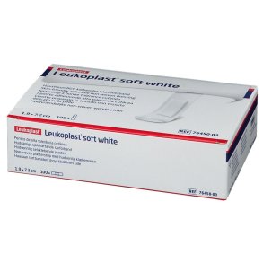 Leukoplast Soft hvid plaster 1,9 x 7,2 cm
