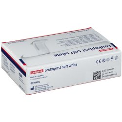Leukoplast Soft hvid plaster 1,9 x 7,2 cm