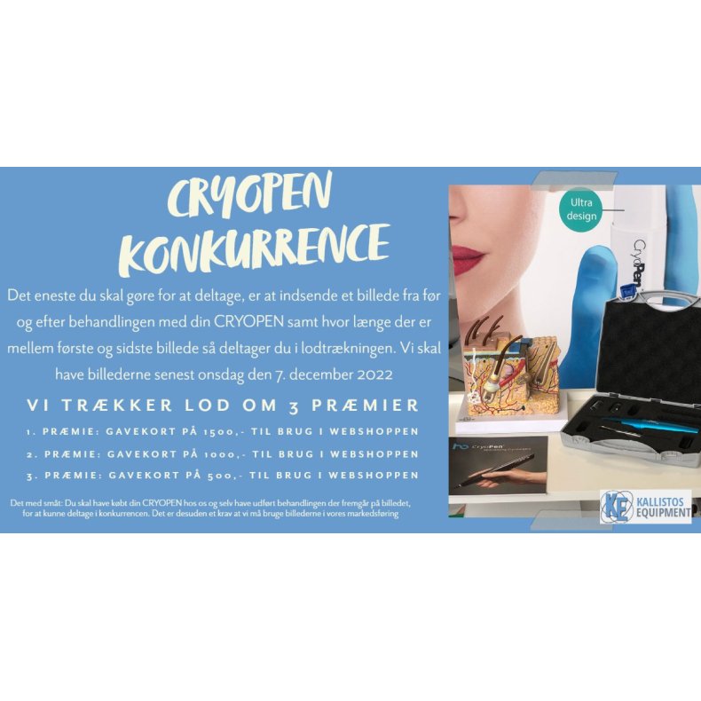 Cryopen Konkurrence/ AFSLUTTET!
