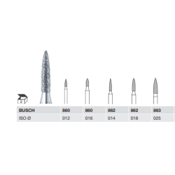 Diamantbor 862 spids / 2 stk.
