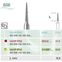 Diamantbor 8858 014 lang spids, 2 stk.