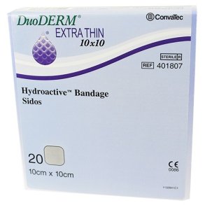 Duoderm 10X10 cm. Extra Thin