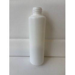 Flaske hvid rund 250 ml. / husk at v�lge l�g