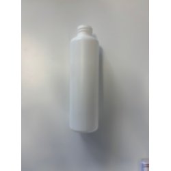 Flaske hvid rund 250 ml. / husk at v�lge l�g