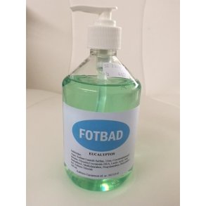 Fodbad med eucalyptos duft 500 ml. m. pumpe