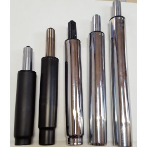 Gascylinder krom / kort, mellem eller hj