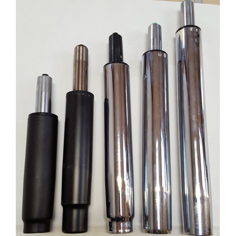 Gascylinder krom / kort, mellem eller hj