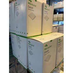 Gaze kompres, gazekompres, 12-lag, 10 cm x 10 cm