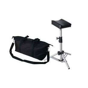 Bensttte med sort taske til udebehandling