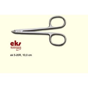 Hudsaks 10 cm. mat rustfrit