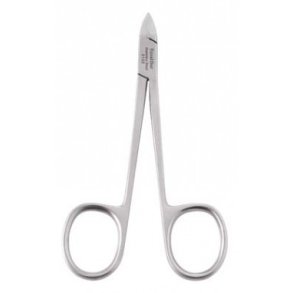 Hudsaks flad bid 8 cm. rustfrit