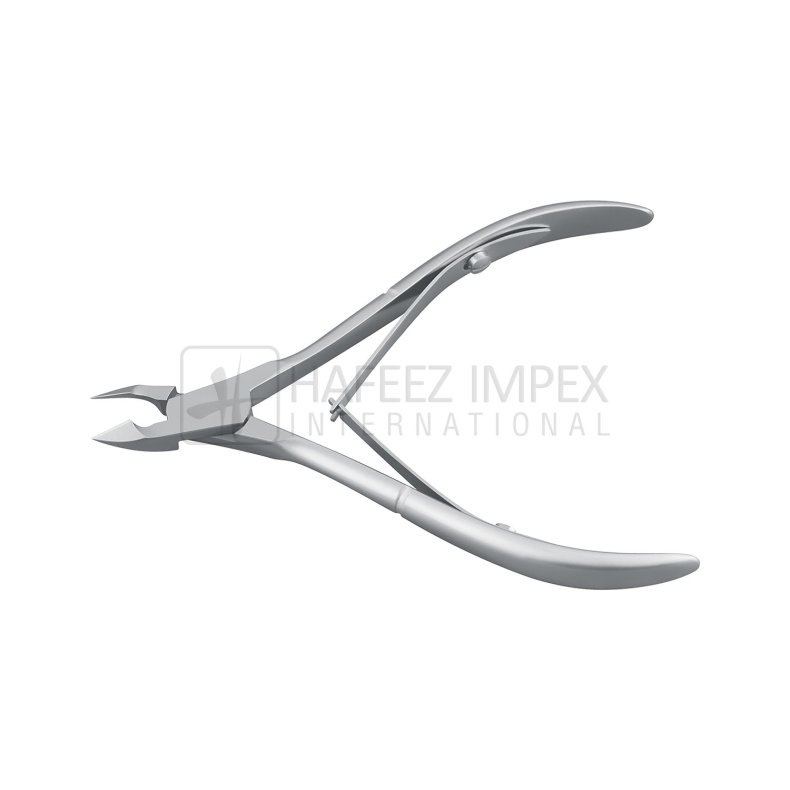 Hudtang med dobbel fjeder 10 cm. rustfrit stl