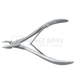 Hudtang med dobbelt fjeder 9 cm. rustfrit stl