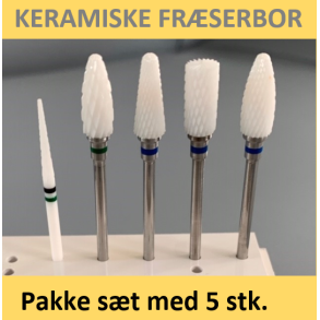 Keramiske frser st af 5 stk.
