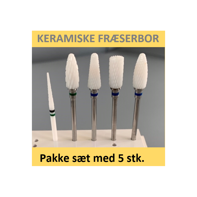Keramiske frser st af 5 stk.