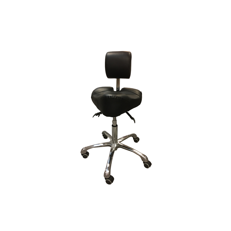 Ergo saddel stol med rygln