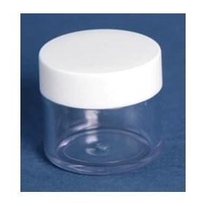 Krukke med lg 20 ml. klar /38 mm. 50 stk.