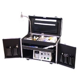 Kuffert Hadewe til udebehandling p hjul og med skuffe