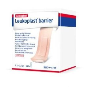 Leukoplast Barrier strips 22 mm X 72 mm, 100 stk
