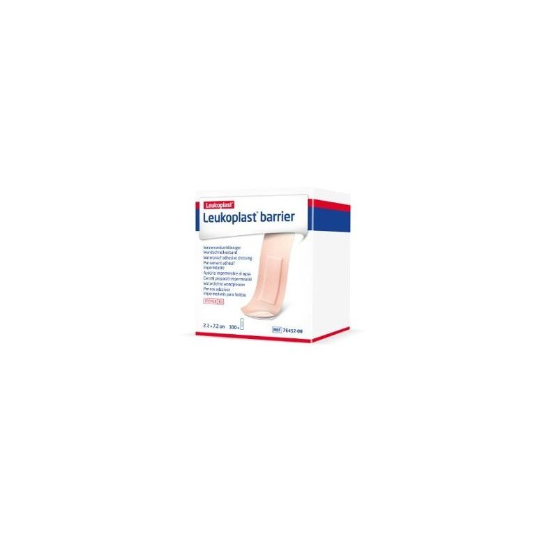Leukoplast Barrier strips 22 mm X 72 mm, 100 stk
