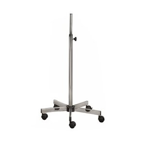 Lupstativ med 5 hjul med fod i krom - AMFA model