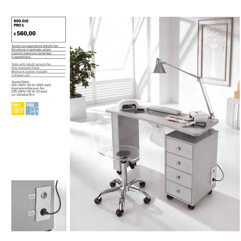 Manicurebord Pro 1 800.310