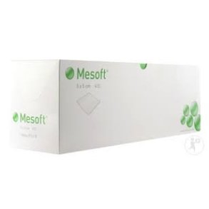 Mesoft Gazekompres, brev a 2 stk., steril, 5 cm x 5 cm