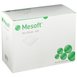 Mesoft non-woven kompess 10X10 cm. steril 30 breve
