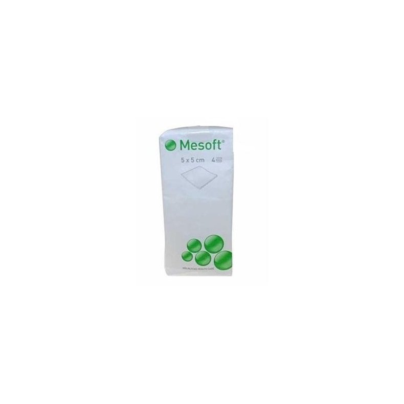 Mesoft non-woven, kompres, 5 cm x 5 cm. usteril 100 stk.