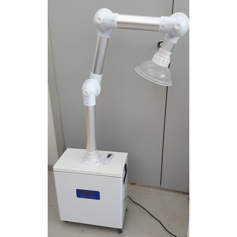 Mobilt sug med kul filter