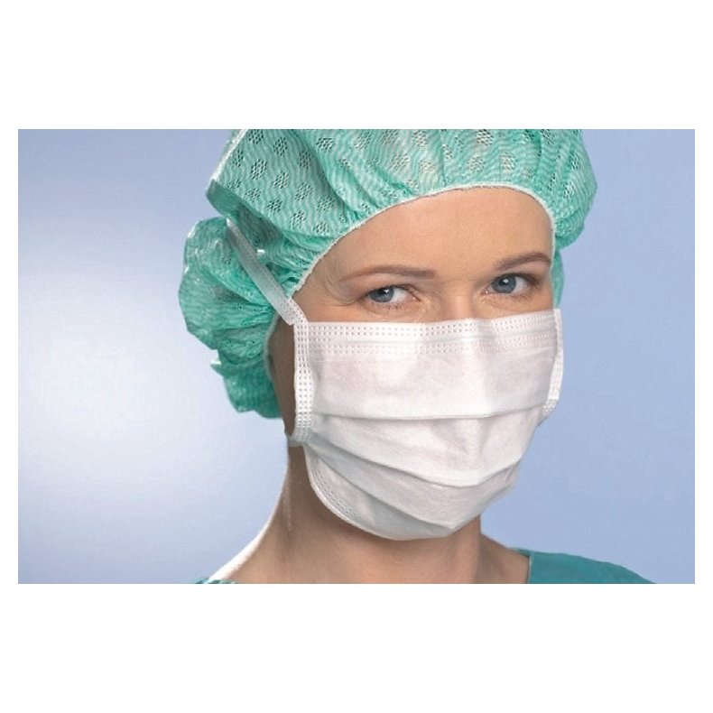 Mundbind med bindebnd 50 stk.