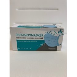 Mundbind med re elastik sk. af 50 stk. FDA,CE EN 14683