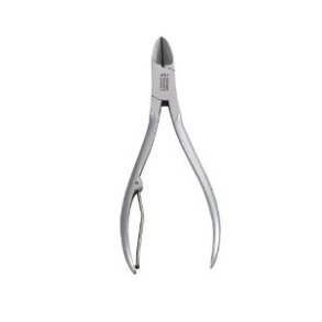 Negletang med rulle fjeder rustfrit 13 cm.