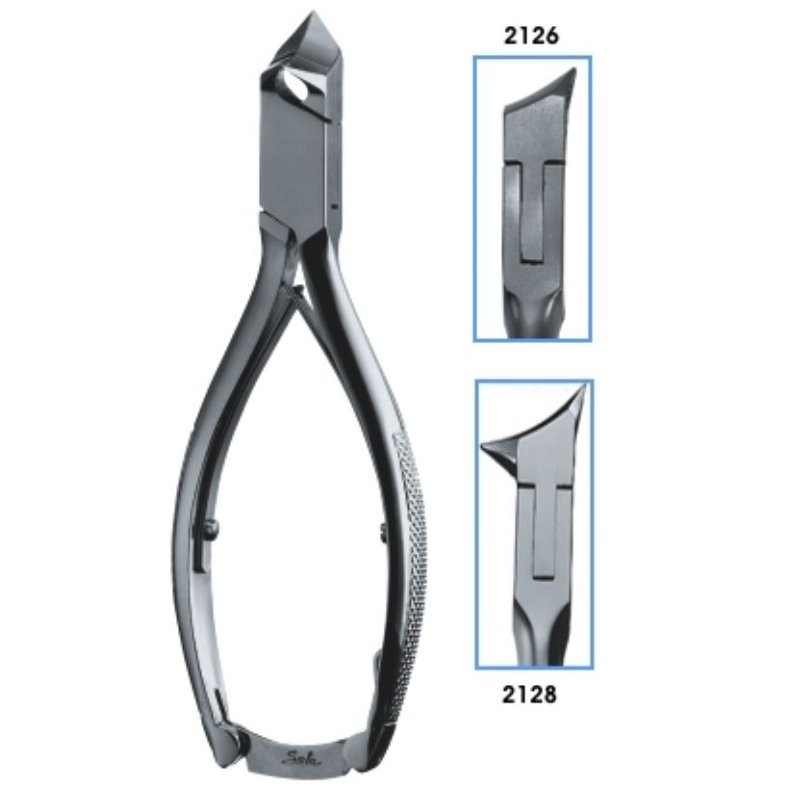 Negletang med skrbid/helbid 14 cm. rustfrit