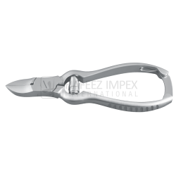 Negletang med spiral fjeder rustfrit